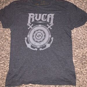 RVCA Gray Graphic T-Shirt